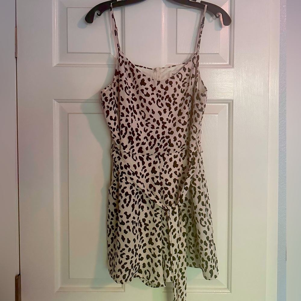 Leopard Print Romper
